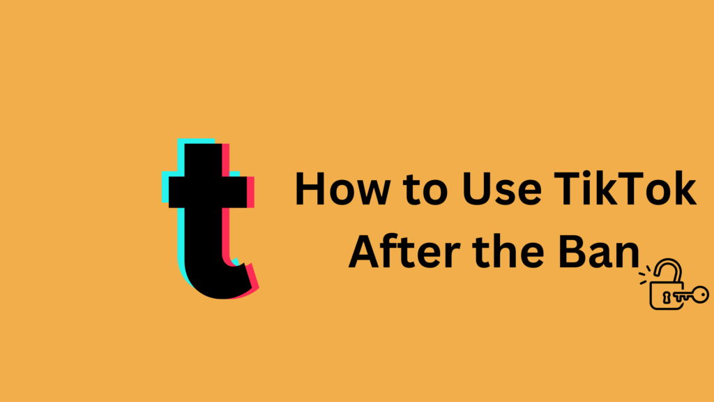 A step-by-step guide to access TikTok after the ban.