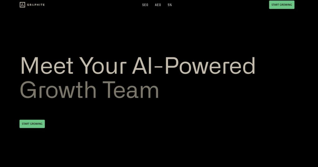 10 Graphite.io homepage screenshot