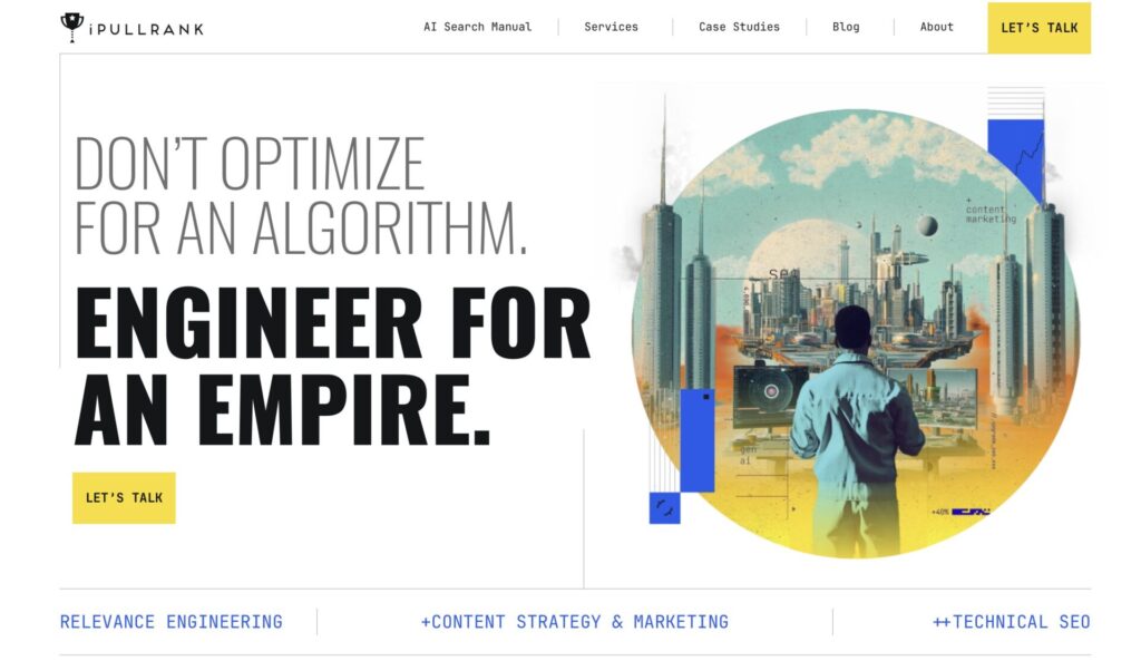 4 iPullRank homepage screenshot