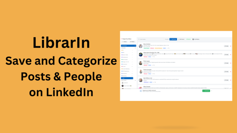 librarin linkedin extension