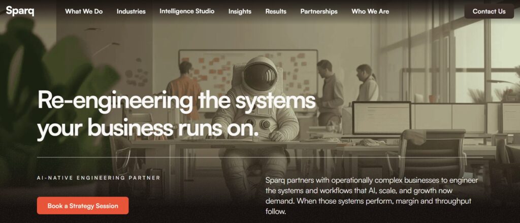 Sparq homepage