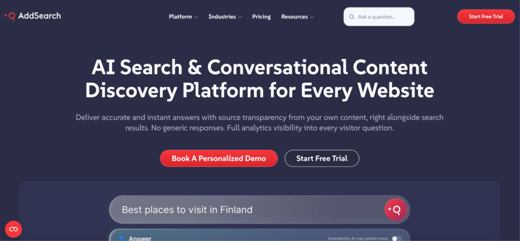 Top 10 Algolia Alternatives in 2026 8 image