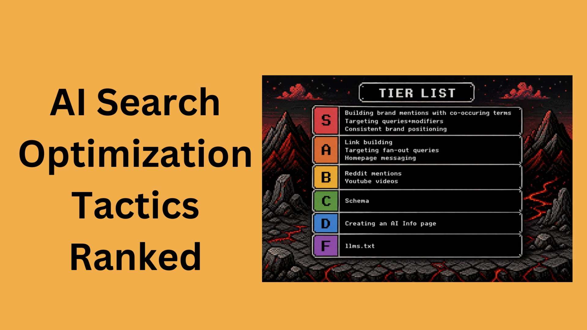 ai search top tactics tiered